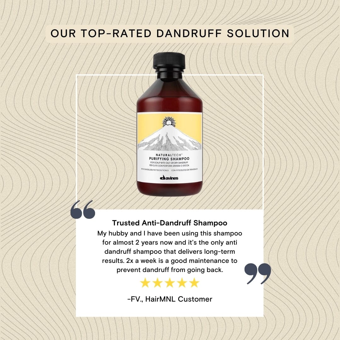 Davines Purifying Shampoo: For Oily or Dry Dandruff 100ml